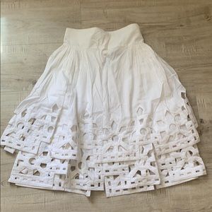 Fendi white skirt